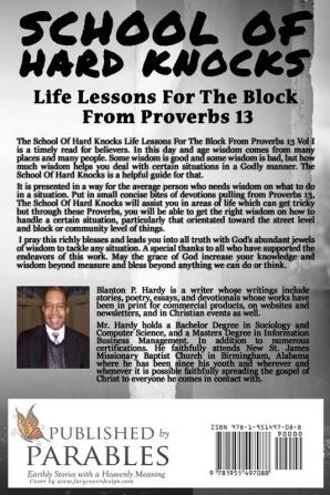 School Of Hard Knocks Life Lessons For The Block From Proverbs 13