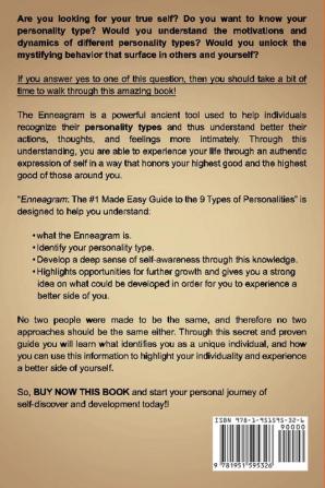 Enneagram: The #1 Made Easy Guide to the 9 Types of Personalities. Grow Your Self-Awareness Evolve Your Personality and Build Healthy Relationships. Find the Strength for Life's Challegens