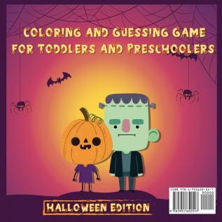 I Spy Halloween Book for Kids Ages 2-5: A Fun Activity Coloring and Guessing Game for Kids Toddlers and Preschoolers (Halloween Picture Puzzle Book)