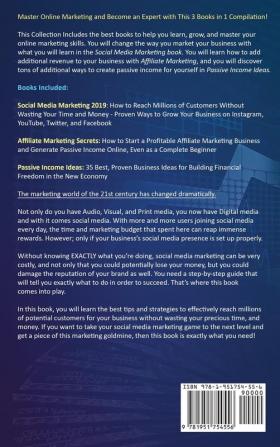 Social Media Marketing: Affiliate Marketing and Passive Income Ideas 2020: 3 Books in 1 - Build a Brand Become an Influencer and Explode Your Business with Facebook Twitter YouTube & Instagram