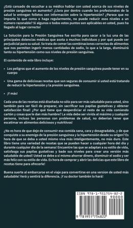 Solución Para La Presión Sanguínea: 54 Recetas Saludables Y Deliciosas Para El Corazón Que Reducirán Naturalmente La Presión Sanguínea Y La Hipertensión (Spanish Edition)