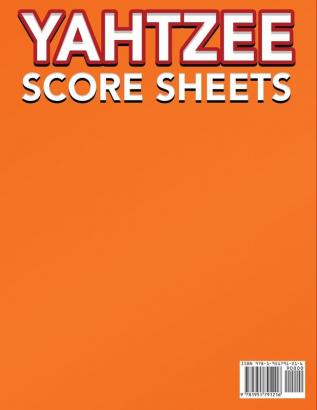 Yahtzee Score Sheets