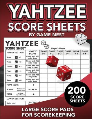 Yahtzee Score Sheets