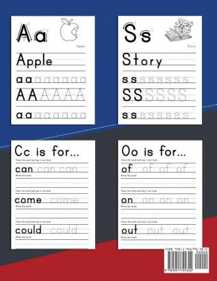 Trace Letters of The Alphabet with Sight Words