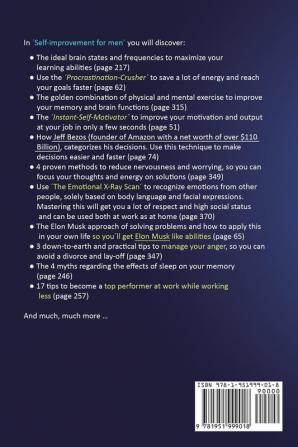 Self-Improvement for Men: Accelerate Your Career and Optimize Your Relationships by applying Emotional Intelligence Thinking Models and Memory ... Rich for High Productivity (Self Development)