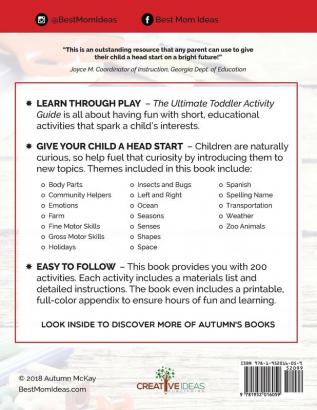 The Ultimate Toddler Activity Guide
