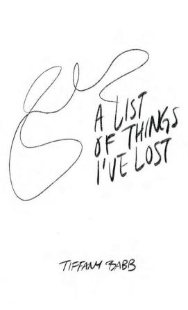 A List of Things I've Lost