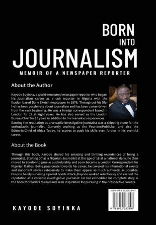 BORN INTO JOURNALISM - Memoir of a Newspaper Reporter