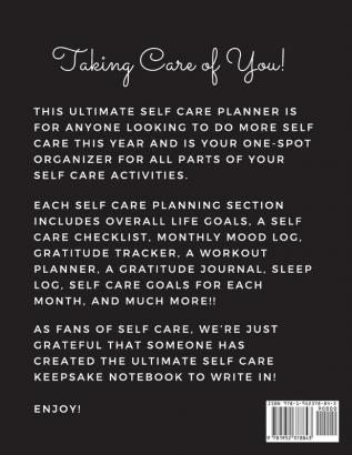 Self Care: For Adults - For Autism Moms - For Nurses - Moms - Teachers - Teens - Women - With Prompts - Day and Night - Self Love Gift