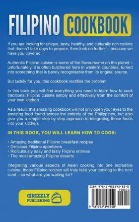 Filipino Cookbook: Traditional Filipino Recipes Made Easy