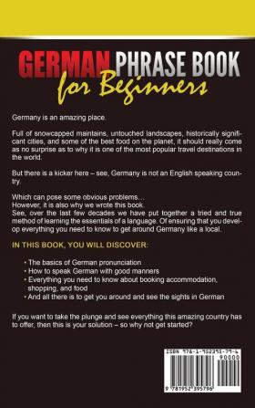 German Phrase Book for Beginners: Language Lessons and Simple Phrases for Travelers