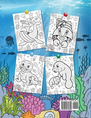 Dot Marker Activity Book Ocean Animals: Dot the Ocean Animals Coloring Book Gift For Kids Ages 1-3 2-4 3-5 Baby Toddler Preschool