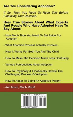 Things You Should Know Before Adopting: The Pro's the Con's and All the Rest