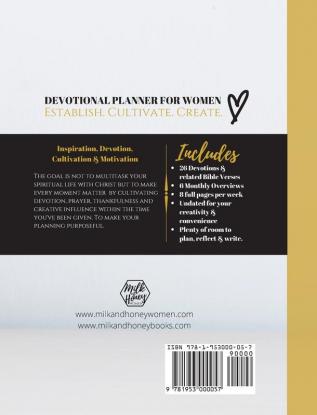 The Cultivational Planner: A Devotional Planner for Women