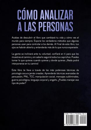 Cómo analizar a las Personas: Colección de la Psicología Oscura 5 libros en 1 - Cómo leer a las personas como un libro e influenciar en ellas con la Persuasión PNL y Manipulación