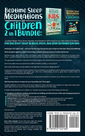 Bedtime Sleep Meditations For Children 2 In 1 Bundle: Guided Night Time Short Stories With Positive Affirmations To Help Kids & Toddlers Fall Into Deep Sleep At Night Relax And Have Beautiful Dreams