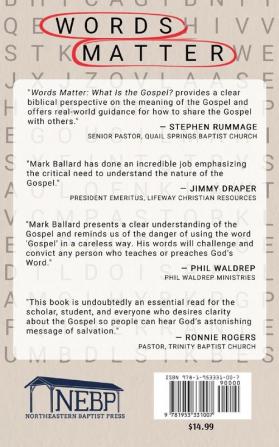 Words Matter: What Is the Gospel?