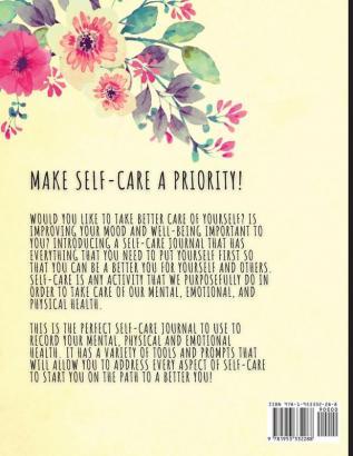 It's My Turn To Take A Selfish: Self-Care Logbook Anxiety Journal Self-Care Journal Healing Mental Health