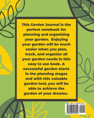 Garden Log Book: Gardening Planner Planting Notebook Plant Log Organizer Gardener Handbook Gardener's Gift