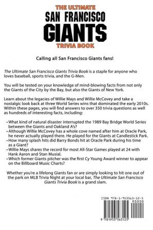 The Ultimate San Francisco Giants Trivia Book