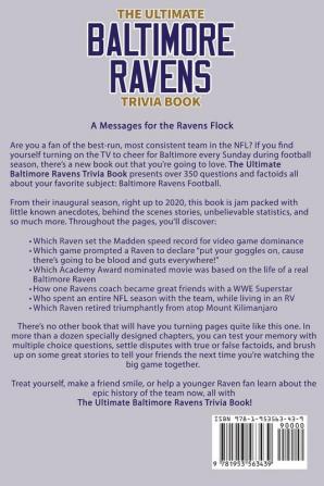 The Ultimate Baltimore Ravens Trivia Book: A Collection of Amazing Trivia Quizzes and Fun Facts for Die-Hard Ravens Fans!