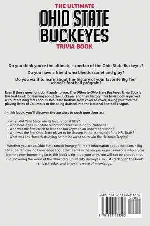 The Ultimate Ohio State Buckeyes Trivia Book: A Collection of Amazing Trivia Quizzes and Fun Facts for Die-Hard Buckeyes Fans!