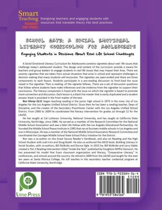 School DayZ: A Social Emotional Literacy Curriculum for Adolescents