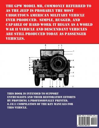 Wartime Jeeps Model GPW Ultimate Military Technical Manual Collection