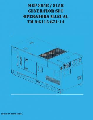 MEP 805B / 815B Generator Set Operators Manual TM 9-6115-671-14