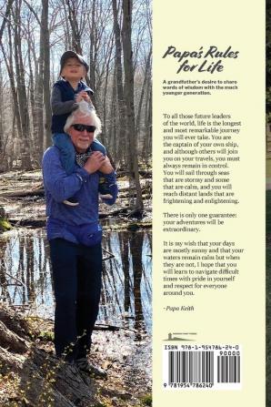 Papa's Rules for Life: A Grandfather's Desire to Share Words of Wisdom with His Grandson