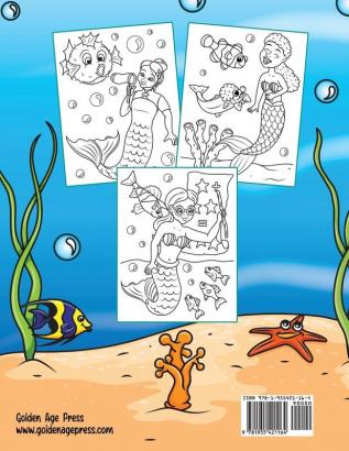 Mermaid Coloring Book: For Kids Ages 4-8