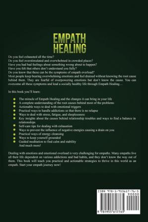 Empath Healing: Beginner's Guide to Improve Your Empathy Skills Increase Self-Esteem Protect Yourself from Energy Vampires and Overcome Fears with Emotional Intelligence