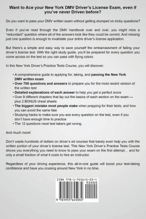 New York Driver's Practice Tests: 700+ Questions All-Inclusive Driver's Ed Handbook to Quickly achieve your Driver's License or Learner's Permit (Cheat Sheets + Digital Flashcards + Mobile App)