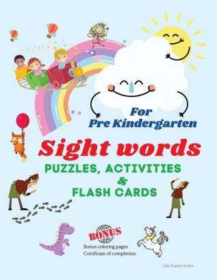 Sight Words Puzzles Activities & Flashcards: For Pre-Kindergarten (Life Puzzle - Sight Word)