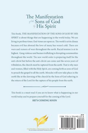 The Manifestation of the Sons of God by His Spirit