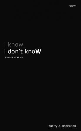 I Know I Don't Know