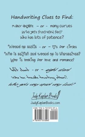 Handwriting Clues Club - Book 1: Clues to Find in Cursive & Print (Handwriting Clues Club Books)