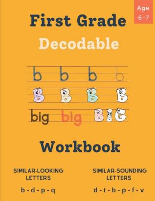 Decodable Workbook for Kids Ages 6 - 7