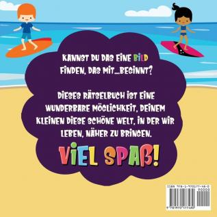 Ich sehe was du nicht siehst - Strand: Findest du den Bikini das Handtuch und das Eis? Ein lustiges Suchen und Finden im Sommerspiel für 2-4 jährige Kinder!