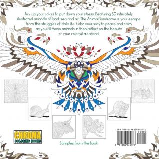 The Animal Syndrome: A Melange of 50 Animal Graphics for Adults to Color