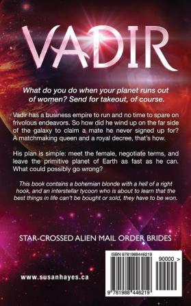 Vadir: Star-Crossed Alien Mail Order Brides (Intergalactic Dating Agency)