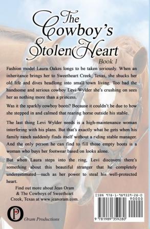 The Cowboy's Stolen Heart: 1 (The Cowboys of Sweetheart Creek Texas)