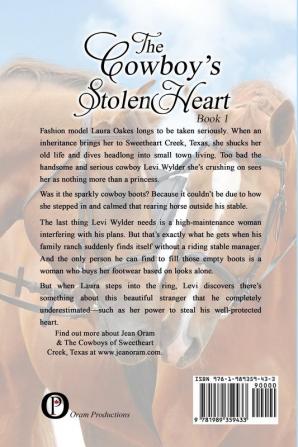 The Cowboy's Stolen Heart: Large Print Edition: 1 (The Cowboys of Sweetheart Creek Texas)