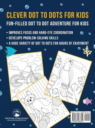 Dot to Dot for Kids: Connect the Dots Activity Book for Ages 4 - 8