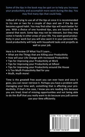 Self Help: Productivity: How Time Management Habits Techniques Can Improve Your Focus and Motivation and Learn to Delegate and Do Nothing (Stop Over Thinking to Stop Procrastination)