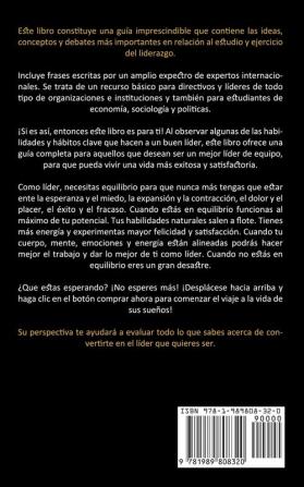 Liderazgo: Aprenda cómo motivar influir liderar y aumentar la productividad de su equipo a través de una (Persuasión para el crecimiento personal conseguir el éxito y motivar a los demás)