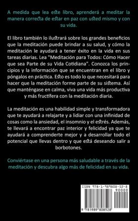 Meditación: Técnicas simples de meditación para eliminar la depresión (Aprenda como meditar para obtener la paz interior y felicidad)