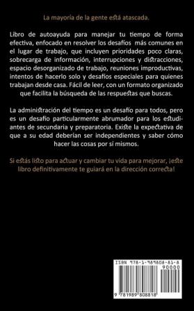 Gestión Del Tiempo: Cómo incrementar la productividad y parar de procrastinar (Aprende cómo aumentar tu productividad)