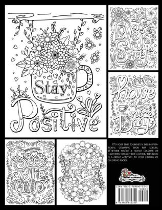 Time to Shine: An Inspirational Coloring Book for Teens Adults and Seniors