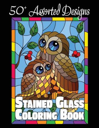 Stained Glass Coloring Book